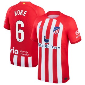 Atlético Madrid Koke 6 Domácí 2023-24 - Fotbalové Dresy (S/S)